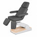 Elektrischer Podologiestuhl Nuuna P3 Grand Relax Rotation, 3 Motoren, 180° Rotation, Heizung, graue Polsterung
