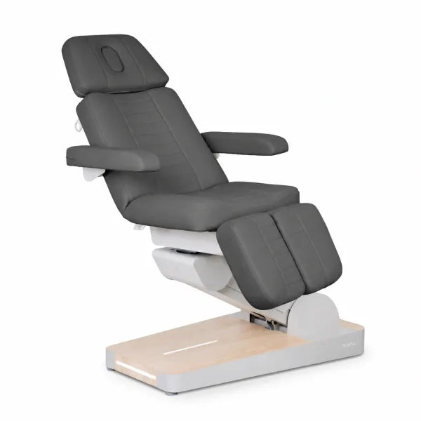 Nuuna P3 Grand Relax Rotation: Elektrischer Fußpflegestuhl mit 3 Motoren, 180° Rotation und Heizung