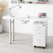 Nageltisch was mit integrierter Absaugung, Manikürtisch in elegantem Weiß - Tiptop - Einrichtung