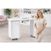 Nageltisch Weiß mit Absaugung und Stauraum, Maniküretisch Toli - Deluxe-Version - Tiptop - Einrichtung