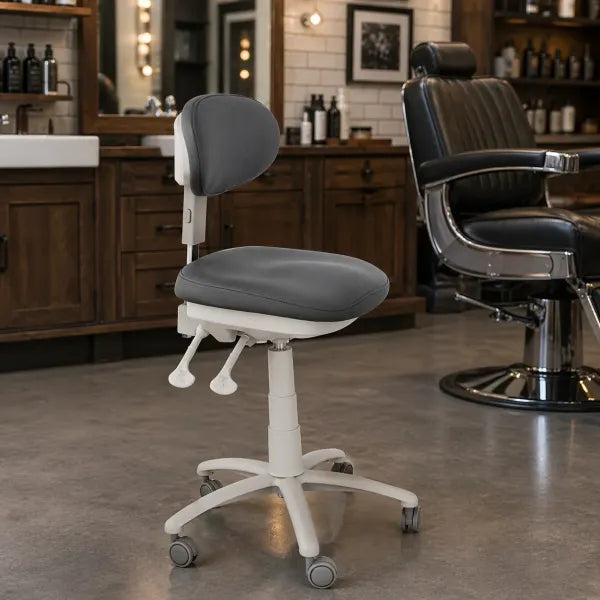 Rollhocker mit Rückenlehne Sway - Komfortabler Hocker für SPA-Räume - Tiptop - Einrichtung
