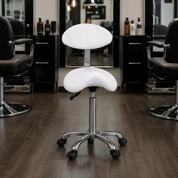 Sattelhocker mit Rückenlehne Oran-Plus , mit ergonomischer Rückenlehne und verstellbarer Höhe - Tiptop - Einrichtung