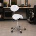 Sattelhocker mit Rückenlehne Dynamic in Weiß - Ergonomischer Arbeitsstuhl für maximalen Komfort - Tiptop - Einrichtung