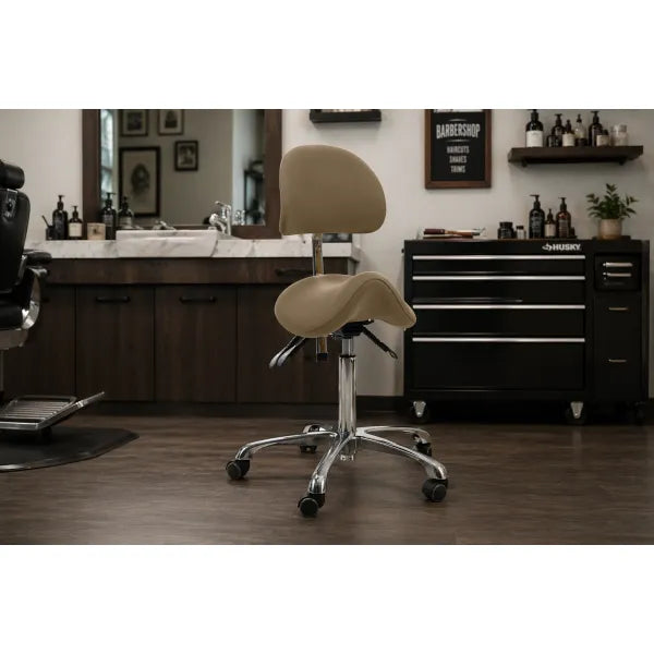 Sattelhocker Noble mit ergonomischem Design und Rückenlehne - Tiptop - Einrichtung