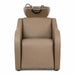VELARIS AIR Earth Friseurwaschbecken mit elektrischer Fußstütze Rückwärtswaschbecken Beige-Mocha