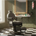Barber stuhl In Grau – Schwarz, Herren Friseurstuhl Check mit Hochwertigem Kunst-Leder, Barbershop stuhl - Tiptop - Einrichtung