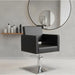 Friseurstuhl in eleganter Schwarz-Farbe, Luxuriöser Friseur stuhl Christy - Tiptop - Einrichtung