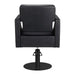 Luxuriöser Friseurstuhl in eleganter Schwarz-Farbe, ideal für moderne Salons – Friseur stuhl Dora.
