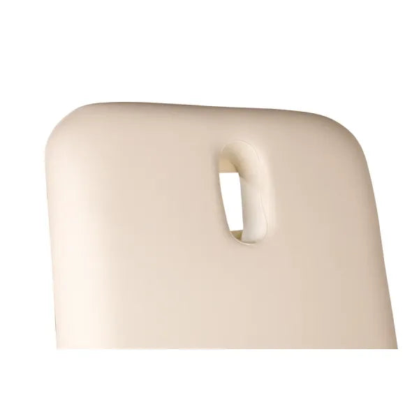 Beige DRACO electric cosmetic bed backrest with integrated handle.