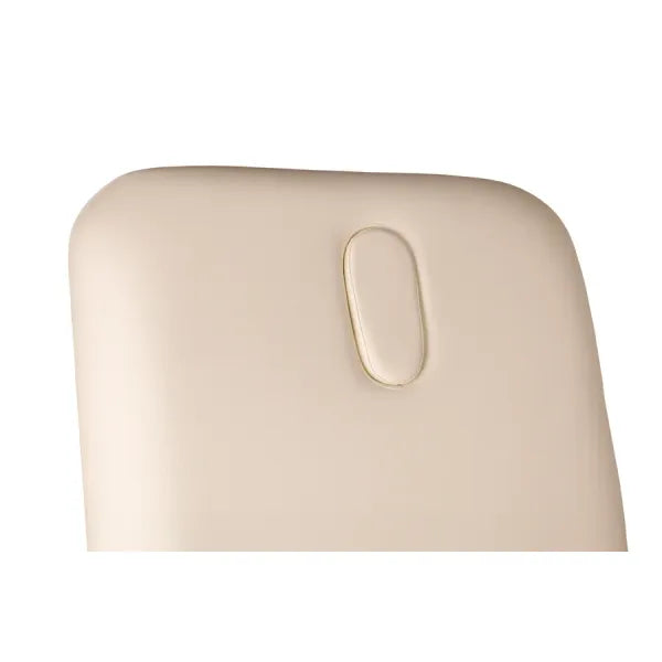 Beige DRACO electric cosmetic spa bed backrest with single-motor design