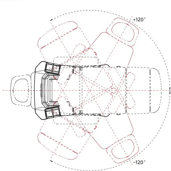 Drehbarer Elektrischer Kosmetikliege mit 4 Motoren in Weiß, Behandlungsliege Cygnus-4W, ideal für Luxus-Salons.