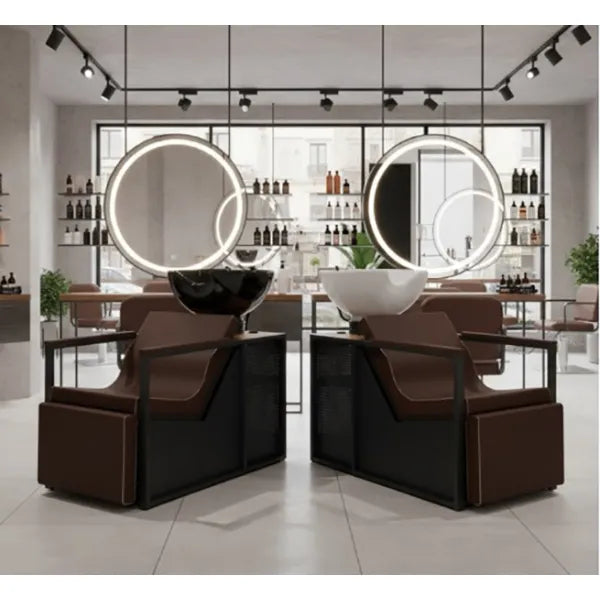 Friseur Waschbecken in Schwarzes Design, Friseurwaschbecken Basil-b-u - Tiptop - Einrichtung