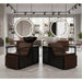 Friseur Waschbecken in Schwarzes Design, Friseurwaschbecken Basil-b-u - Tiptop - Einrichtung