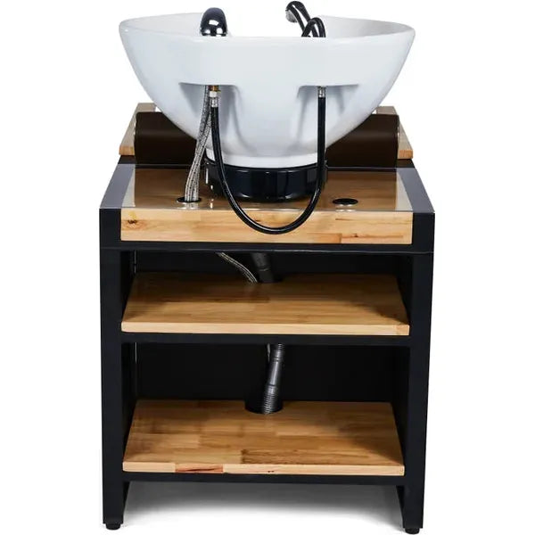 Friseur Waschbecken in Schwarzes Design, Friseurwaschbecken Basil-b-u - Tiptop - Einrichtung