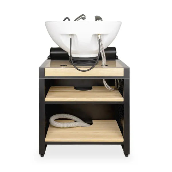 Friseur Waschbecken in Schwarzes Design, Friseurwaschbecken Basil-b-u - Tiptop - Einrichtung