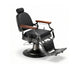 Eleganter Barber stuhl in Schwarz, Herren Friseurstuhl Flek, ideal für jeden Barbershop. Hochwertige Verarbeitung.