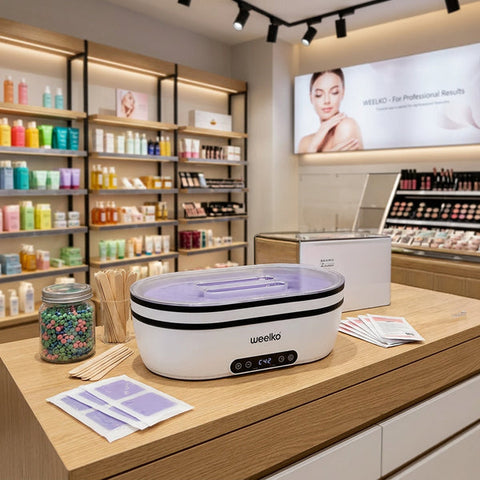 Paraffin-Wachserhitzer SILKY 2L + 4,5L – Profi-Gerät für Hände & Füße, Temperaturregelung, LED-Display, Touchpanel