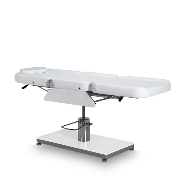 Hydraulische Kosmetikliege mit verstellbarer Rückenlehne und Beinauflage, PU-Bezug, 300 kg Tragkraft