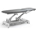 Therapieliege Titan-301 elektrisch mit 1 Motor, Behandlungsliege in Grau, ideal für Massage und Physiotherapie, höhenverstellbar.