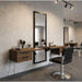 Friseur Bedienplatz mit Metallrahmen, Friseurarbeitsplatz Inik - Tiptop - Einrichtung