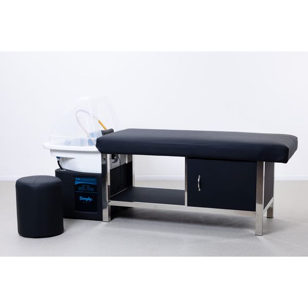 SIMPLY Head Spa Liege mit Keramikbecken – professionelle Kopfhaut-Wellness-Behandlungsstation, modernes Design