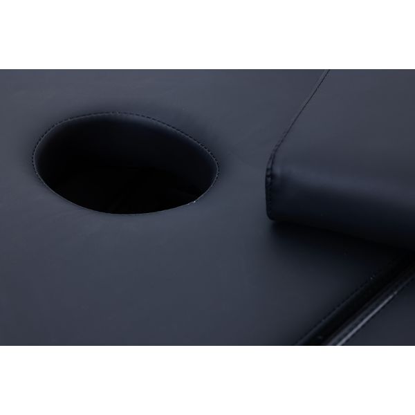 SIMPLY Head Spa Liege mit Keramikbecken – Premium Kopfhaut-Wellness, dunkle Lederoberfläche