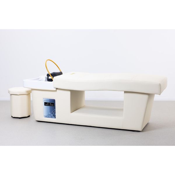 SIMPLY Head Spa Liege Weiß mit Acryl-Schale - luxuriöse Kopfhautpflege im Spa & Wellness