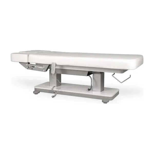 Elektrische Massageliege mit 4 Motoren, Massagetisch mit Heizfunktion, LED, Behandlungsliege Virgo in modernem Design.
