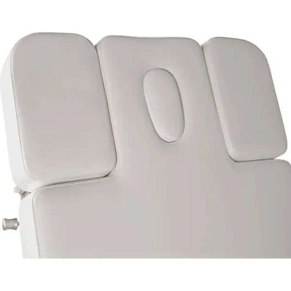 Elektrische Massageliege mit 4 Motoren, Massagetisch mit Heizfunktion, LED, Behandlungsliege Virgo in modernem Design.