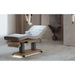 Elektrische Massageliege mit 4 Motoren, Massagetisch mit Heizfunktion, LED, Behandlungsliege Virgo in modernem Design.