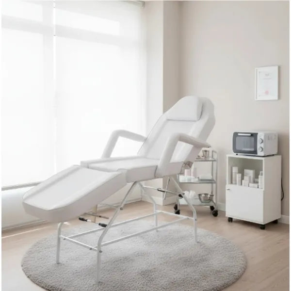 Kosmetikliege Mylo – Dreiteilige Behandlungsliege mit verstellbarem Kopf- und Fußteil - Tiptop - Einrichtung