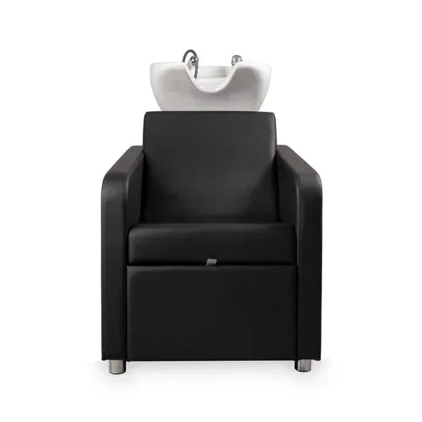 3x Friseurstuhl Dora und 3x Friseur Waschbecken Noe - Tiptop - Einrichtung