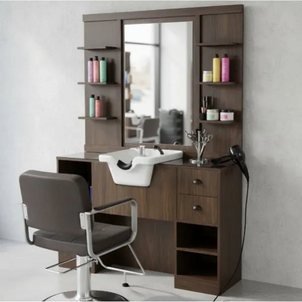 Vorwärtswaschbecken friseur, Barbershop Bedienplatz Oke-bcs - Hochwertiger Friseur Bedienplatz - Tiptop - Einrichtung