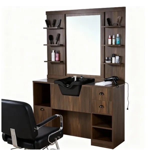 Vorwärtswaschbecken friseur, Barbershop Bedienplatz Oke-bcs - Hochwertiger Friseur Bedienplatz - Tiptop - Einrichtung