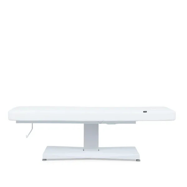 Elektrische Massageliege Hern+ - 1 Motor, höhenverstellbar, Kosmetikliege Weiß für Spa & Wellness