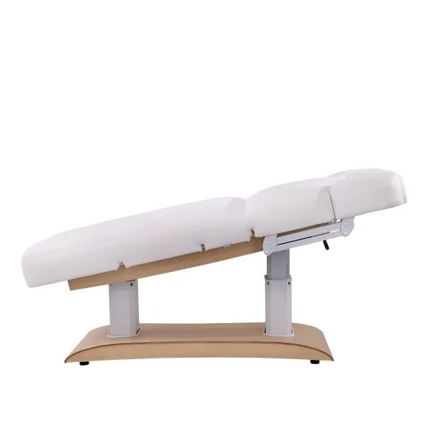 Elektrische Massageliege TROCH+ Kosmetikliege Premium, Spa-Liege mit 4 Motoren und Heizung, Holzunterbau