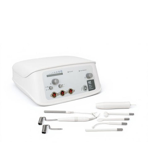 2-in-1 Hochfrequenz- & Galvanikgerät F803.N mit umfangreichem Zubehör für Profikosmetikstudios