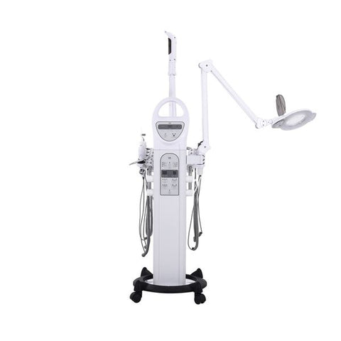 H5050 Profi Beauty Tower – 9-in-1 Kosmetikgerät mit Ultraschall, Hochfrequenz & Vapozon, rollbarer Stand