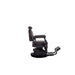 Volt Braun barber chair with electric height adjustment, foldable footrest, premium comfort for busy barbershops.