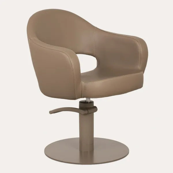 Friseurstuhl LIRA mit Hydraulik ergonomisch, stabil und komfortabel für Salons