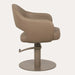 Friseurstuhl LIRA mit Hydraulik, braun – ergonomisch, stabil, komfortabler Sitz
