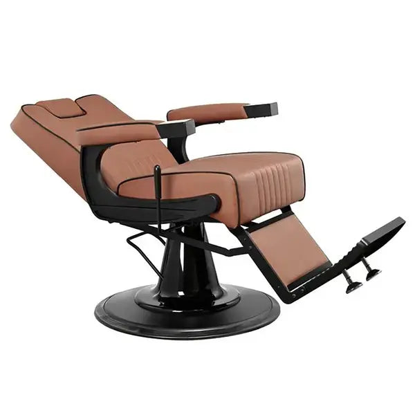 Luxuriöser Barber stuhl, Herren Friseurstuhl Dour-V02, stilvoll und funktional für jeden modernen Barbershop.