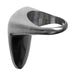 Fönhalter Wand Aluminium CIRCLET – hochwertiger Aluminiumguss-Wandhalter, silber-schwarz
