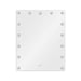 Kosmetikspiegel Shine mit LED-Beleuchtung eleganter Schminkspiegel – 15 LED-Kuppeln, USB-Ladeanschluss, individuell konfigurierbar.