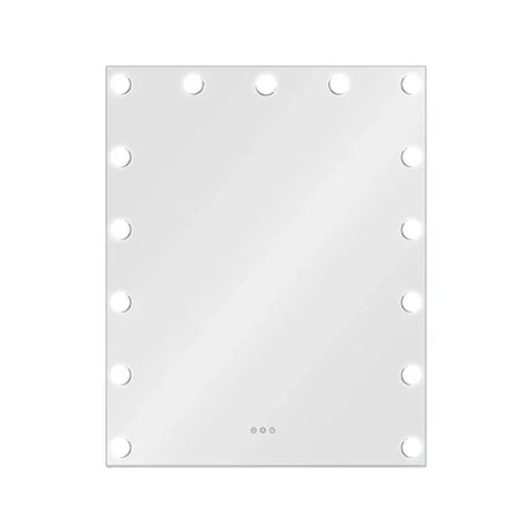 Kosmetikspiegel Shine mit LED-Beleuchtung eleganter Schminkspiegel – 15 LED-Kuppeln, USB-Ladeanschluss, 3000–6000K