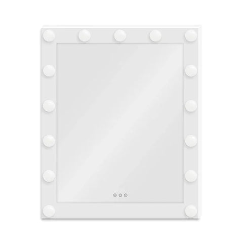 Kosmetikspiegel Pearl mit LED-Beleuchtung eleganter Schminkspiegel – professionelle Beleuchtung, USB-Ladeanschluss
