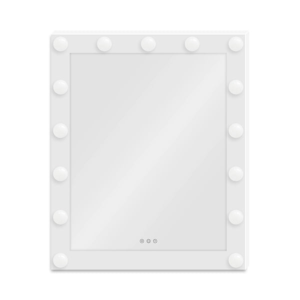 Kosmetikspiegel Pearl mit LED-Beleuchtung eleganter Schminkspiegel – professionelle Beleuchtung, USB-Ladeanschluss
