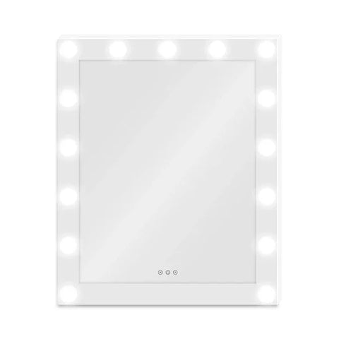 Kosmetikspiegel Pearl mit LED-Beleuchtung eleganter Schminkspiegel – mit einstellbarem Licht und USB-Anschluss
