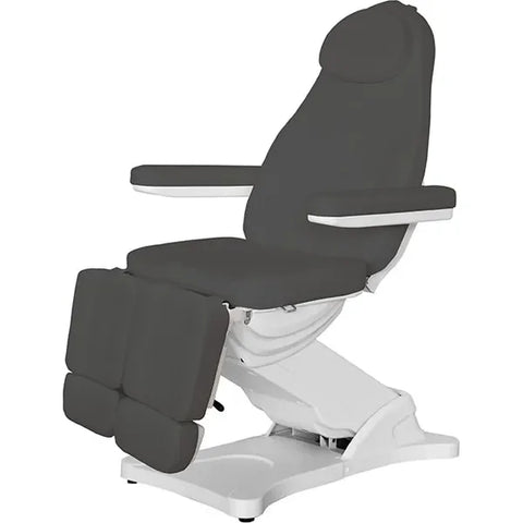 Komfortabler Fußpflegestuhl elektrisch mit 3 Motoren, ideal für Pediküre, Modell Serenity für optimale Behandlungserfahrung.