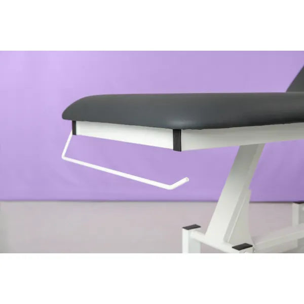 Electric massage table with single motor and height-adjustable design for spa and clinic use.